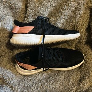 Adidas pink and black Cloudfoam